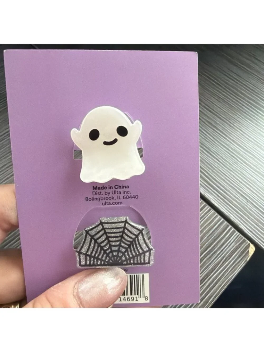Halloween Spiderweb & Ghost Hair Clips new mini hair claw hair clips
